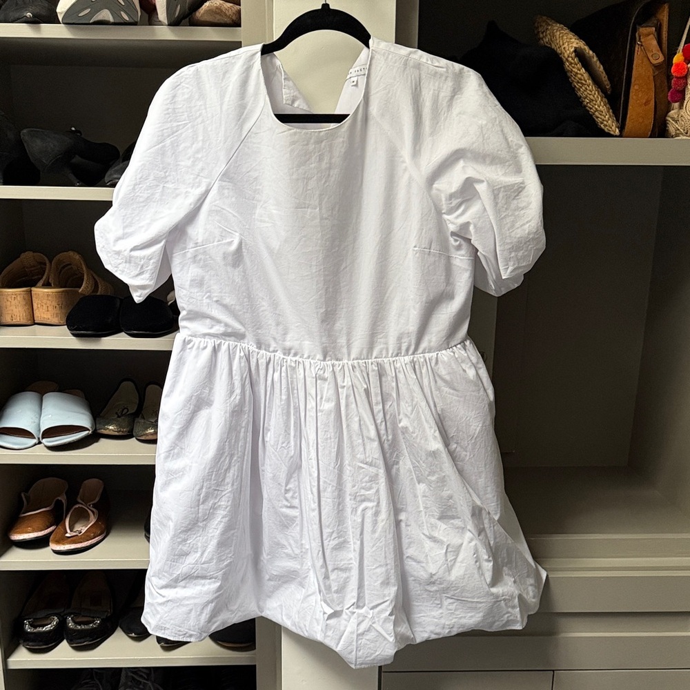 Shopbop English Factory White Puff Sleeve Dress